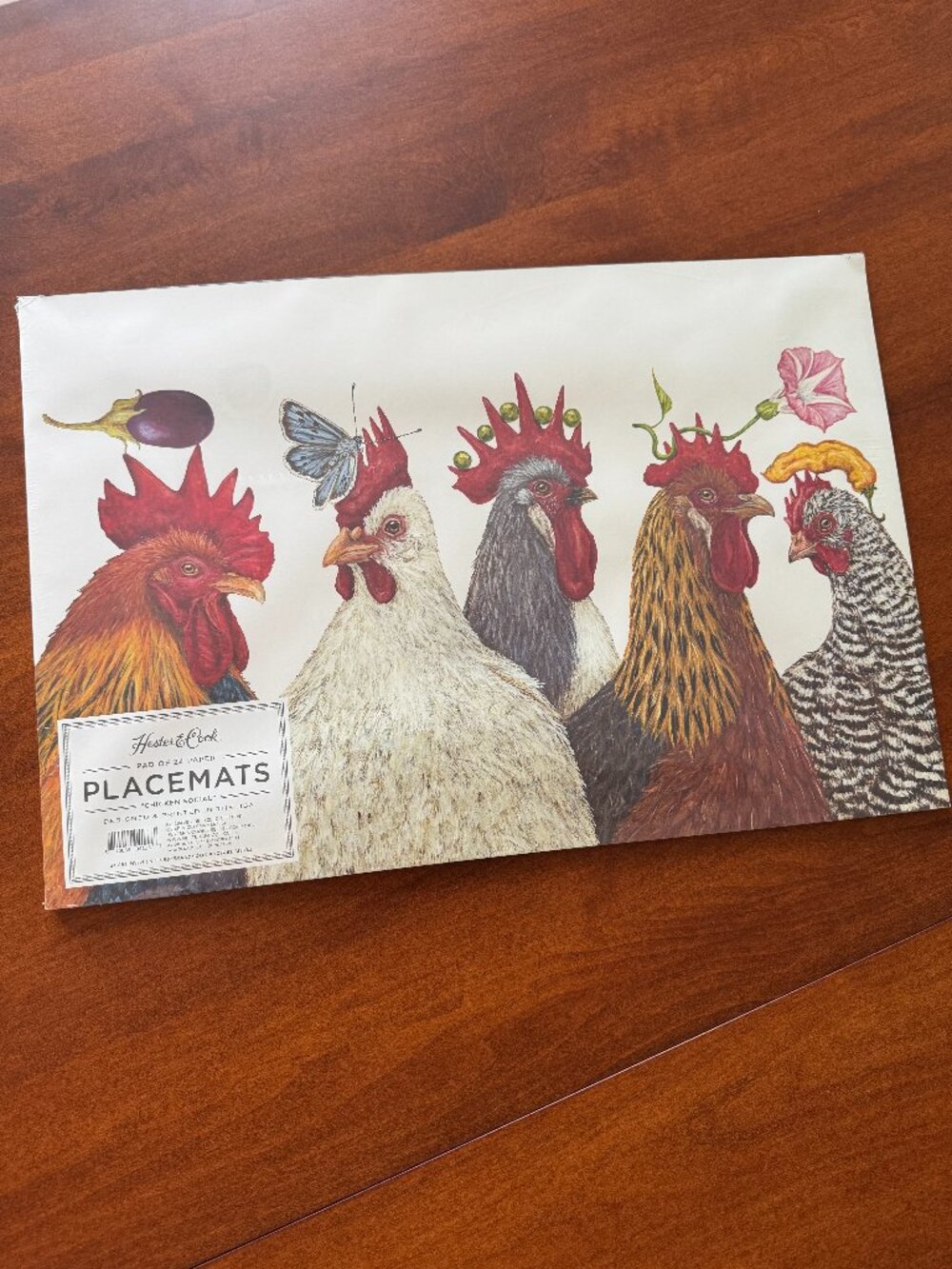 Chicken Social Paper Placemats NIP